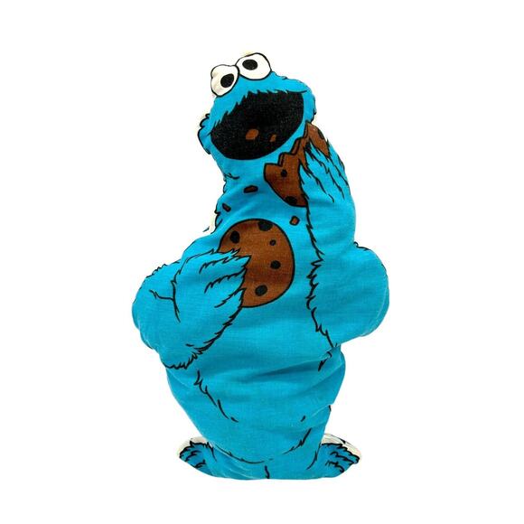 Unbranded Other - Vintage Cookie Monster Plush Sesame Street Stuffed Animal Pillow 16" GUC